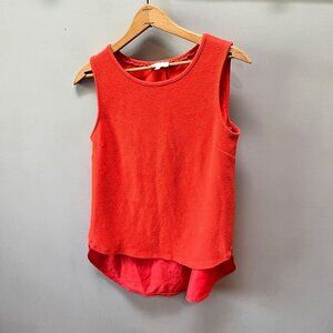 Anthropologie | Deletta Sania Orange High‎ Low Tank- Size M